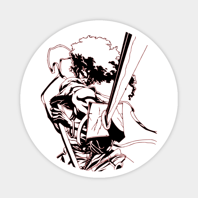 Afro Samurai Magnet by OtakuPapercraft